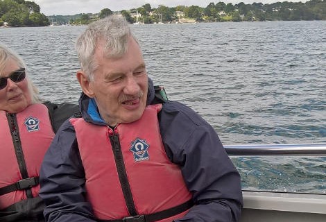 Phil enjoys a sailing trip