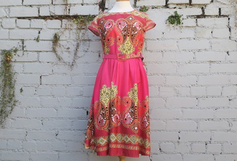 eBay charity shop pink dress