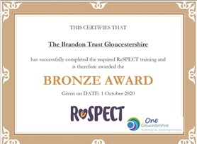 Bronze award ReSPECT