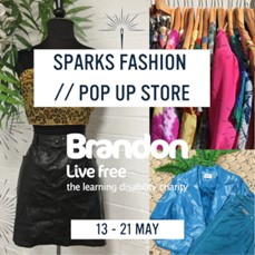 Poster for SPARKS pop up store at Marks and Spencer, Broadmead